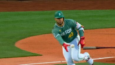 Willson Contreras se tomó con calma el reciente bolazo