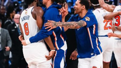 O.G. Anunoby encestó el doble que le dio un triunfo dramático a Knicks