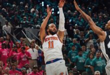 Jalen Brunson fue indetenible para la defensa de Spurs y Knicks triunfó