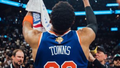 Karl-Anthony Towns fue la figura de Knicks en su épica batalla frente a Spurs en San Antonio