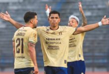 Loureins Martínez (centro) brilló a la ofensiva y Carabobo FC venció a Metropolitanos para llegar a la Gran Final