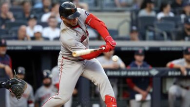 Willson Contreras disparó su jonrón 13 de la temporada 2026 en Yanqkee Stadium