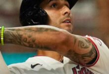 Brayan Rocchio bateó un jonrón dedicado a Venezuela