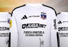 Colo-Colosubasta franelas que tienen un mensaje en apoyo a Venezuela
