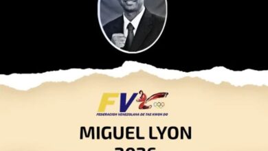 Miguel Lyon, árbitro de Venezuela, fue una de las pérdidas del tae kwon do venezolano