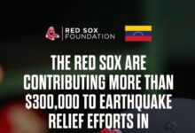 Medias Rojas de Boston colaboró a la reconstrucción de Venezuela