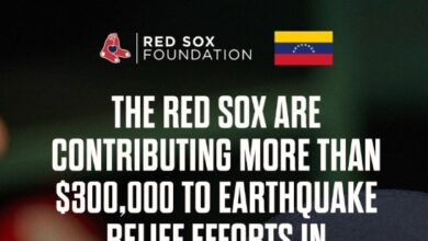 Medias Rojas de Boston colaboró a la reconstrucción de Venezuela