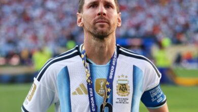 Lionel Messi es un delantero de Argentina