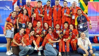 Selección de esgrima se bañó de oro en Santo Domingo 2026