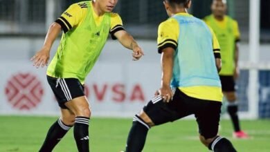 Jugadores de clubes de la Liga FUTVE participan en el módulo de la selección de Venezuela
