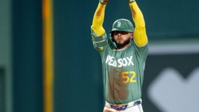 Wilyer Abreu empujó tres carreras para Medias Rojas de Boston