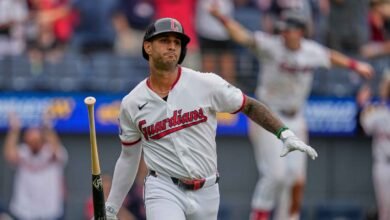 Brayan Rocchio copó la escena en el Progressive Field, donde bateó dos jonrones frente a Detroit