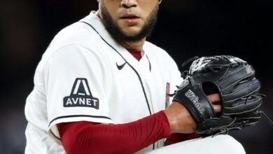 El lanzador Eduardo Rodríguez sufrió una derrota en el Chase Field.