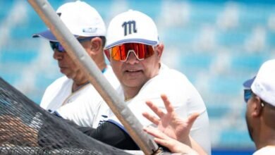Eliézer Alfonzo asistió a los entrenamientos de Magallanes
