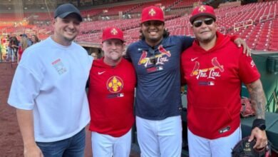 Los directivos de Magallanes se reunieron con Yadier Molina en San Luis