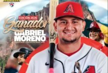 Gabriel Moreno fue el ganador del premio Luis Aparicio