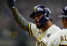 Jackson Chourio hizo historia con Milwaukee gracias a su velocidad
