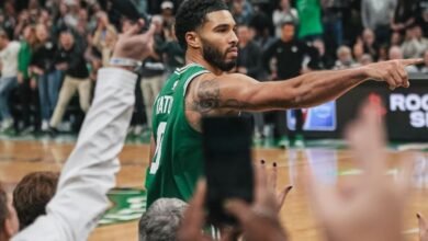 Jayson Tatum anotó 36 puntos para Celtics en el duelo contra Knicks en Boston