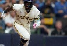 Luis Lara fue el héroe de Milwaukee en el primer tope contra Dodgers