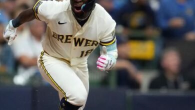 Luis Lara fue el héroe de Milwaukee en el primer tope contra Dodgers
