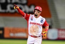 Rafael "Balita" Ortega disparó dos jonrones y fue la figura de Cardenales de Lara