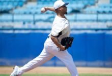 Ricardo Sánchez lanzó para uno de los equipos de Magallanes en el Juego Simulado