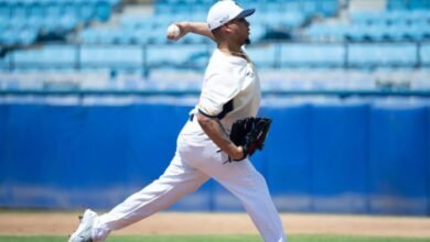 Ricardo Sánchez lanzó para uno de los equipos de Magallanes en el Juego Simulado