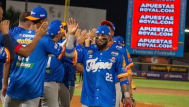 Tigres de Aragua celebró en el estadio José Bernardo Pérez de Valencia
