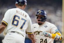 William Contreras y Jackson Chourio empujaron carreras para Cerveceros de Milwaukee en el arranque de la Serie Nundial 2026